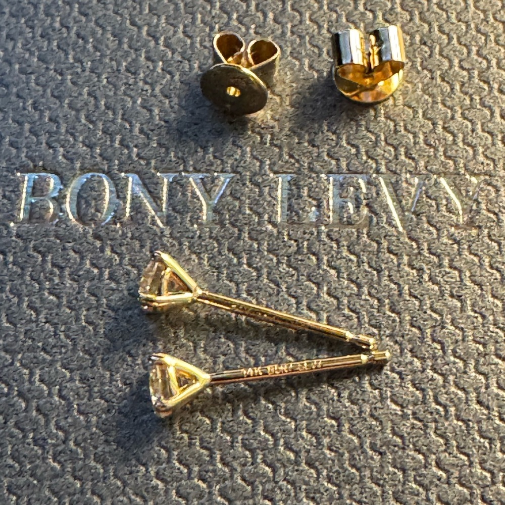 Bony Levy Gold Stud Earrings